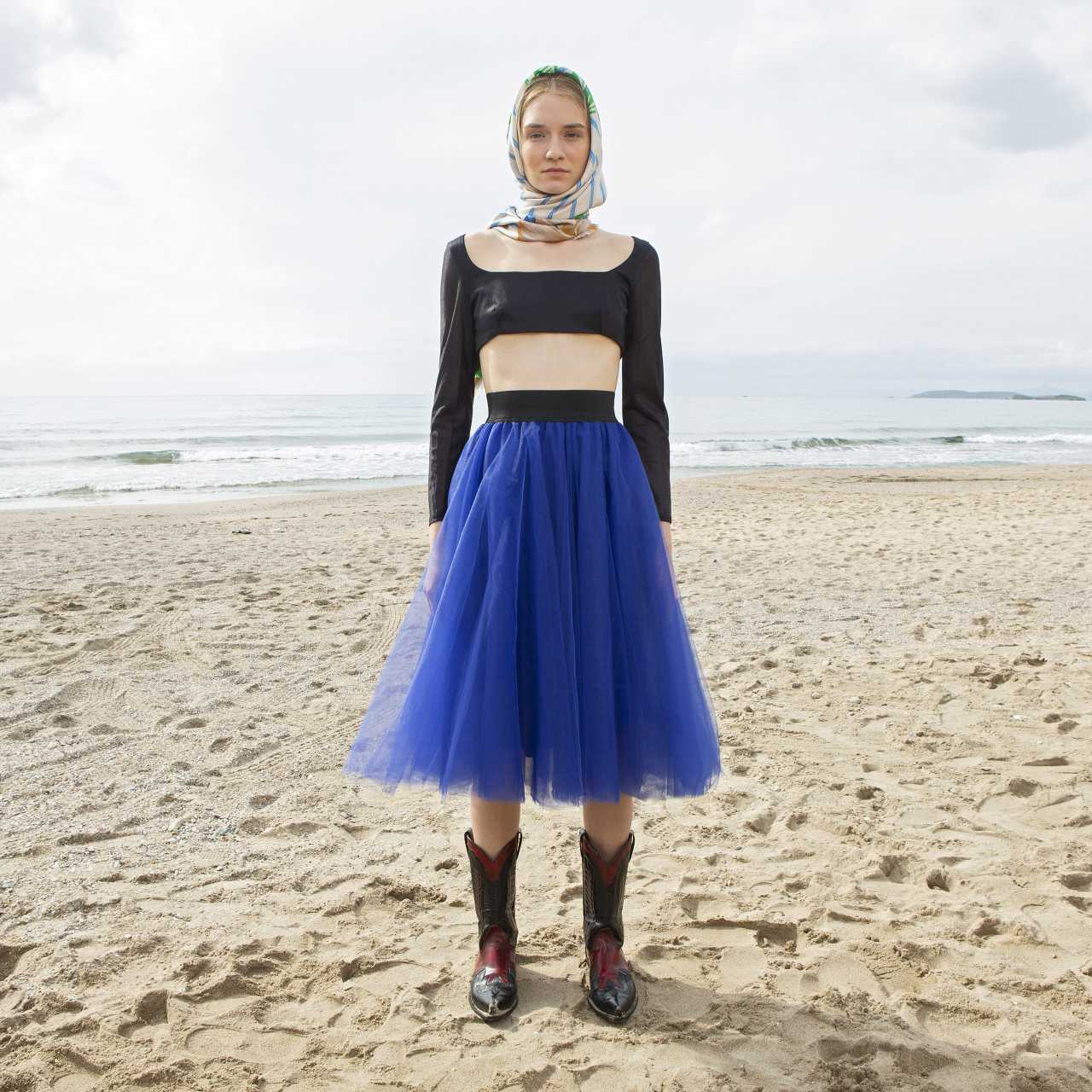 Product preview: Tulle Tutu Skirt Midi Blue Raf