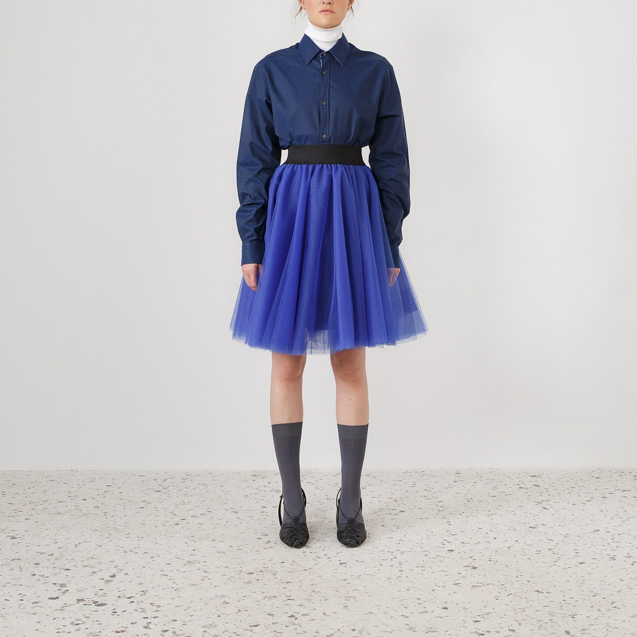 Tutu Skirt Cobalt Blue Short